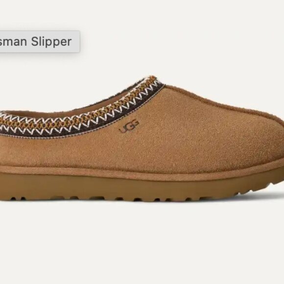 UGG Tasman Slipper Women's Slip On Sheepskin Slippers Chestnut Tasman NWT